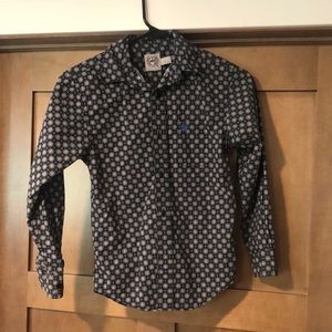 Cinch boys size 6-8 button down, like new